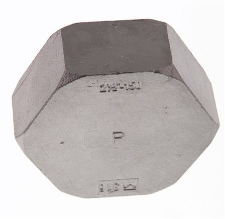 Rp 2 1/2'' Stainless steel End cap 16 Bar