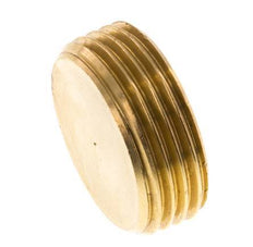 1'' Brass Closing plug with Inner Hex without collar 16 Bar