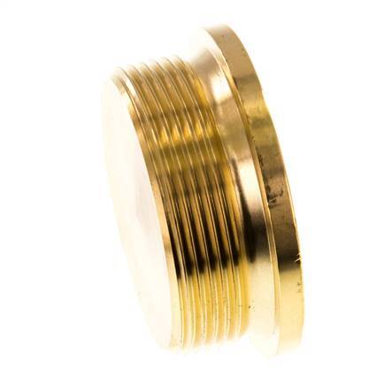 G 2'' Brass Closing plug with Inner Hex 16 Bar