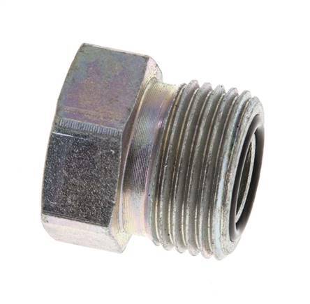 UN 13/16''-16 Zinc plated Steel Closing Plug ORFS 630 Bar [2 Pieces]