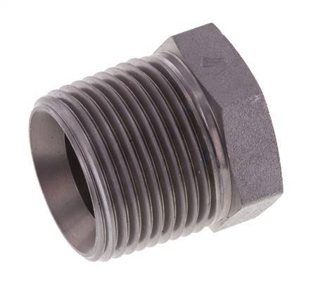 3/4'' NPT Male Zinc plated Steel Closing plug with Outer Hex 170 Bar
