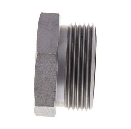 UN 1-11/16''-12 Zinc plated Steel Closing Plug ORFS 250 Bar