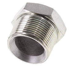 1 1/4'' NPT Male Zinc plated Steel Closing plug with Outer Hex 80 Bar