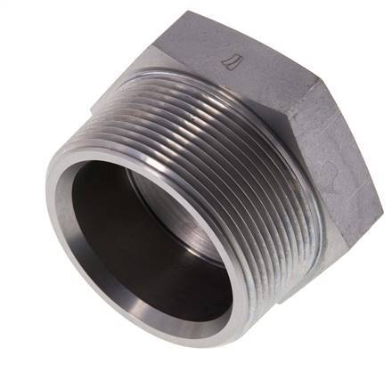 2'' NPT Male Zinc plated Steel Closing plug with Outer Hex 70 Bar
