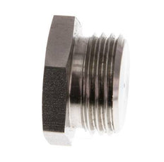 G 1/2'' Stainless steel Closing plug with Outer Hex 40 Bar