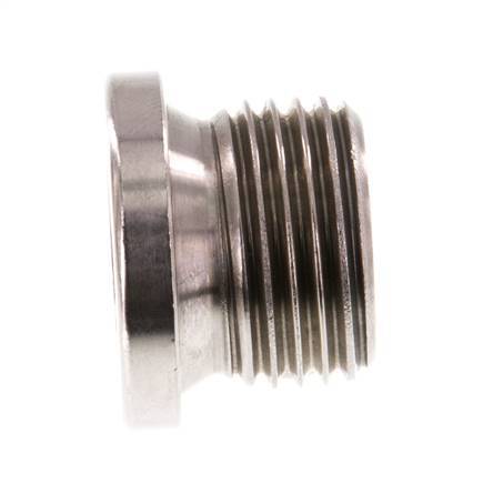 G 1/2'' Stainless steel Closing plug with Inner Hex 40 Bar