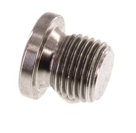 G 1/4'' Stainless steel Closing plug with Inner Hex 40 Bar
