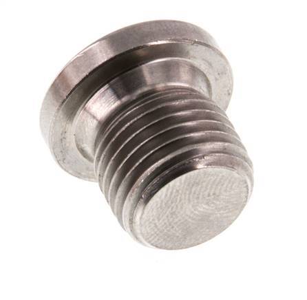 G 1/4'' Stainless steel Closing plug with Inner Hex 40 Bar