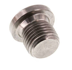 G 1/4'' Stainless steel Closing plug with Inner Hex 40 Bar