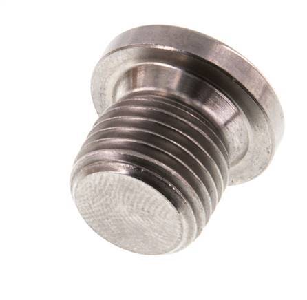 G 1/4'' Stainless steel Closing plug with Inner Hex 40 Bar