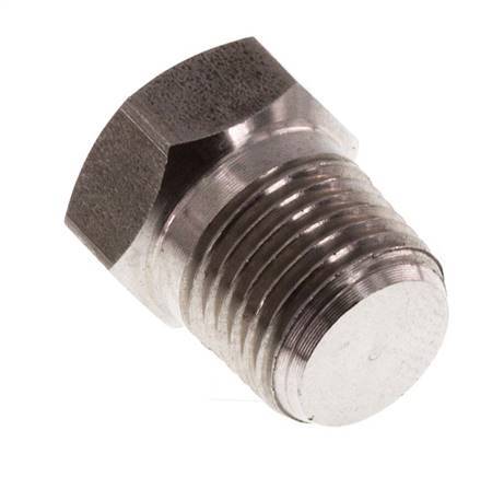 1/8'' NPT Male Stainless steel Closing plug with Outer Hex 345 Bar