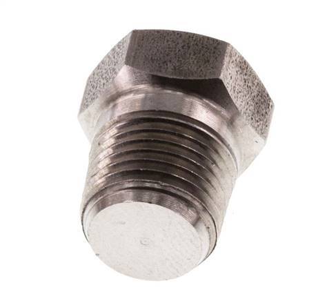 1/8'' NPT Male Stainless steel Closing plug with Outer Hex 345 Bar