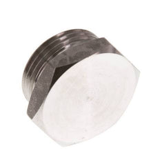G 3/4'' Stainless steel Closing plug with Outer Hex 40 Bar