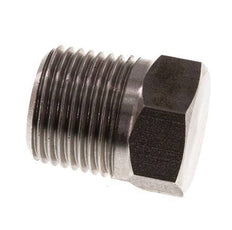 3/8'' NPT Male Stainless steel Closing plug with Outer Hex 210 Bar