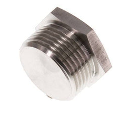G 1'' Stainless steel Closing plug with Outer Hex 40 Bar