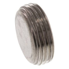 1'' Stainless steel Closing plug with Inner Hex without collar 40 Bar