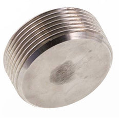 1 1/2'' Stainless steel Closing plug with Inner Hex without collar 40 Bar