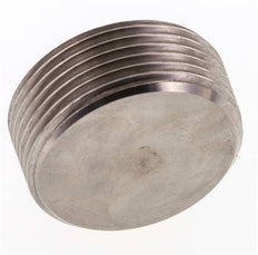 1 1/4'' Stainless steel Closing plug with Inner Hex without collar 40 Bar