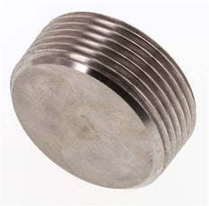 1 1/4'' Stainless steel Closing plug with Inner Hex without collar 40 Bar