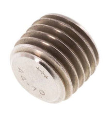M12x1.5 Stainless steel Closing plug with Inner Hex without collar (conical) 40 Bar