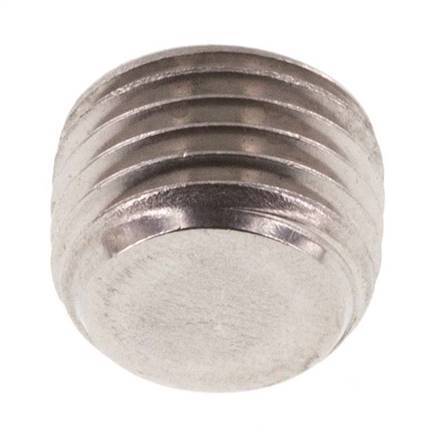 M14x1.5 Stainless steel Closing plug with Inner Hex without collar (conical) 40 Bar