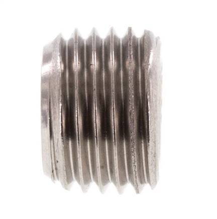 M14x1.5 Stainless steel Closing plug with Inner Hex without collar (conical) 40 Bar