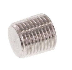 M8x0.75 Stainless steel Closing plug with Inner Hex without collar (conical) 40 Bar