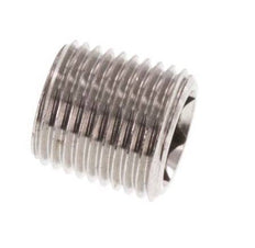 M8x0.75 Stainless steel Closing plug with Inner Hex without collar (conical) 40 Bar