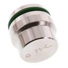 18L Stainless steel Closing Plug for Cutting Ring Fittings 315 Bar DIN 2353