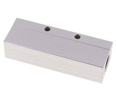2xG 1/2'' x 3xG 1/4'' Aluminium Distributor Block One-sided 16 Bar
