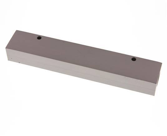 2xG 1/2'' x 6xG 1/4'' Aluminium Distributor Block One-sided 16 Bar