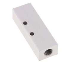 2xG 1/8'' x 3xM5 Aluminium Distributor Block One-sided 16 Bar