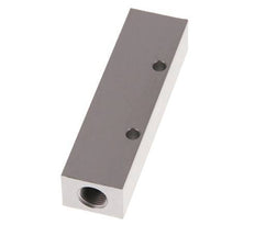 2xG 1/8'' x 4xM5 Aluminium Distributor Block One-sided 16 Bar