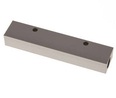 2xG 3/8'' x 4xG 1/4'' Aluminium Distributor Block One-sided 16 Bar