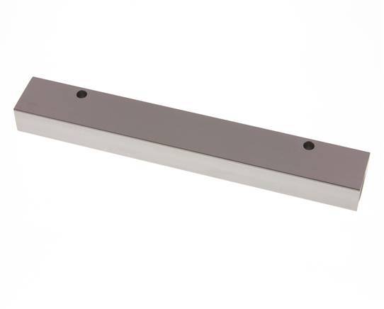 2xG 3/8'' x 6xG 1/4'' Aluminium Distributor Block One-sided 16 Bar