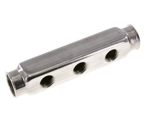 2xG 1'' x 3xG 1/2'' Stainless steel Distributor Block One-sided 10 Bar