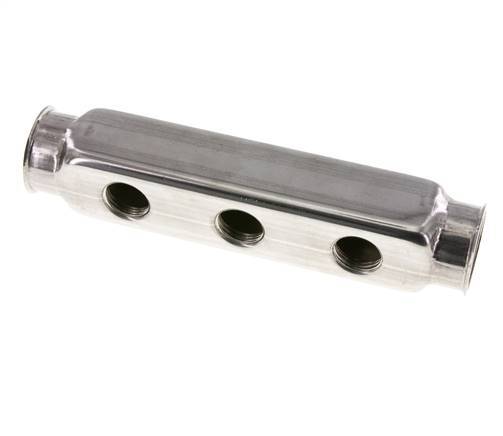 2xG 1'' x 3xG 1/2'' Stainless steel Distributor Block One-sided 10 Bar