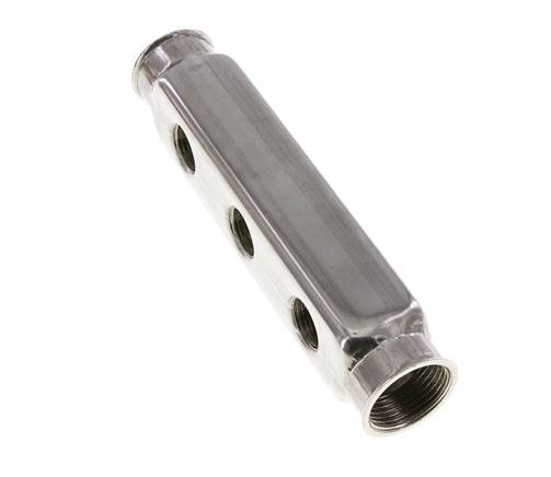 2xG 1'' x 3xG 1/2'' Stainless steel Distributor Block One-sided 10 Bar