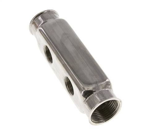 2xG 1'' x 4xG 1/2'' Stainless steel Distributor Block Double-sided 10 Bar