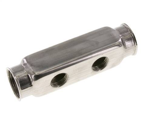 2xG 1'' x 4xG 1/2'' Stainless steel Distributor Block Double-sided 10 Bar