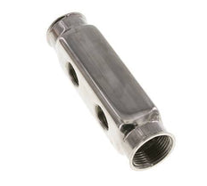 2xG 1'' x 4xG 1/2'' Stainless steel Distributor Block Double-sided 10 Bar