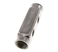 2xG 1'' x 4xG 1/2'' Stainless steel Distributor Block Double-sided 10 Bar