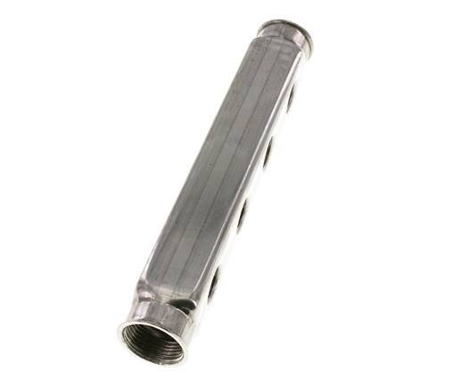 2xG 1'' x 4xG 1/2'' Stainless steel Distributor Block One-sided 10 Bar
