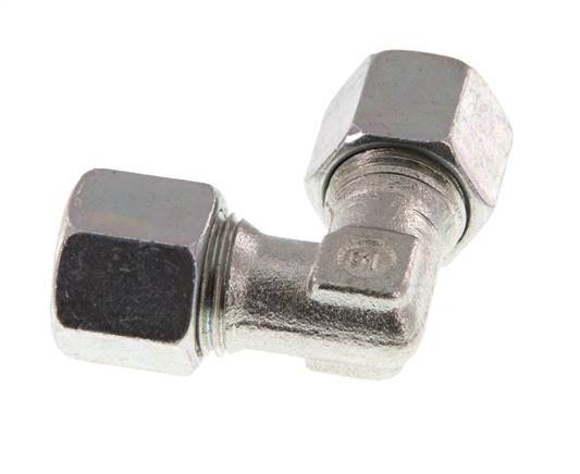 10L Zinc plated Steel 90 deg Elbow Cutting ring 315 Bar DIN 2353