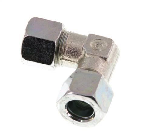10LL Zinc plated Steel 90 deg Elbow Cutting ring 100 Bar DIN 2353