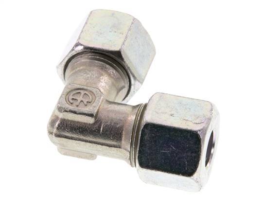 10S Zinc plated Steel 90 deg Elbow Cutting ring 630 Bar DIN 2353
