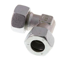 18L Zinc plated Steel 90 deg Elbow Cutting ring 315 Bar DIN 2353