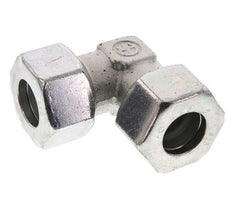 25S Zinc plated Steel 90 deg Elbow Cutting ring 400 Bar DIN 2353