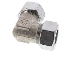 30S Zinc plated Steel 90 deg Elbow Cutting ring 400 Bar DIN 2353