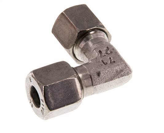 8L Stainless steel 90 deg Elbow Cutting ring 315 Bar DIN 2353